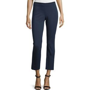 ELIE TAHARI navy knit skinny Slim ankle pants size us 4
